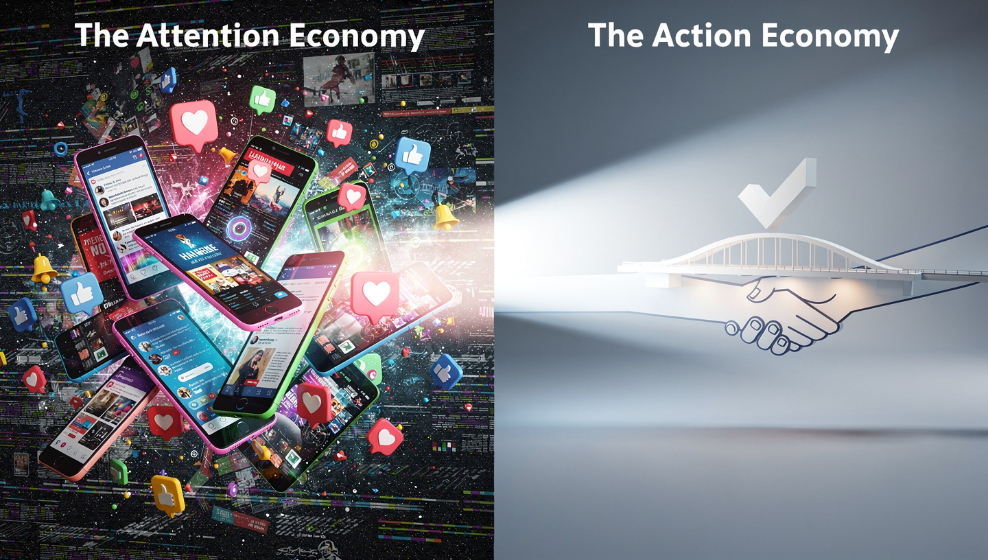 The Attention Economy is Dead: Welcome to the Action Economy