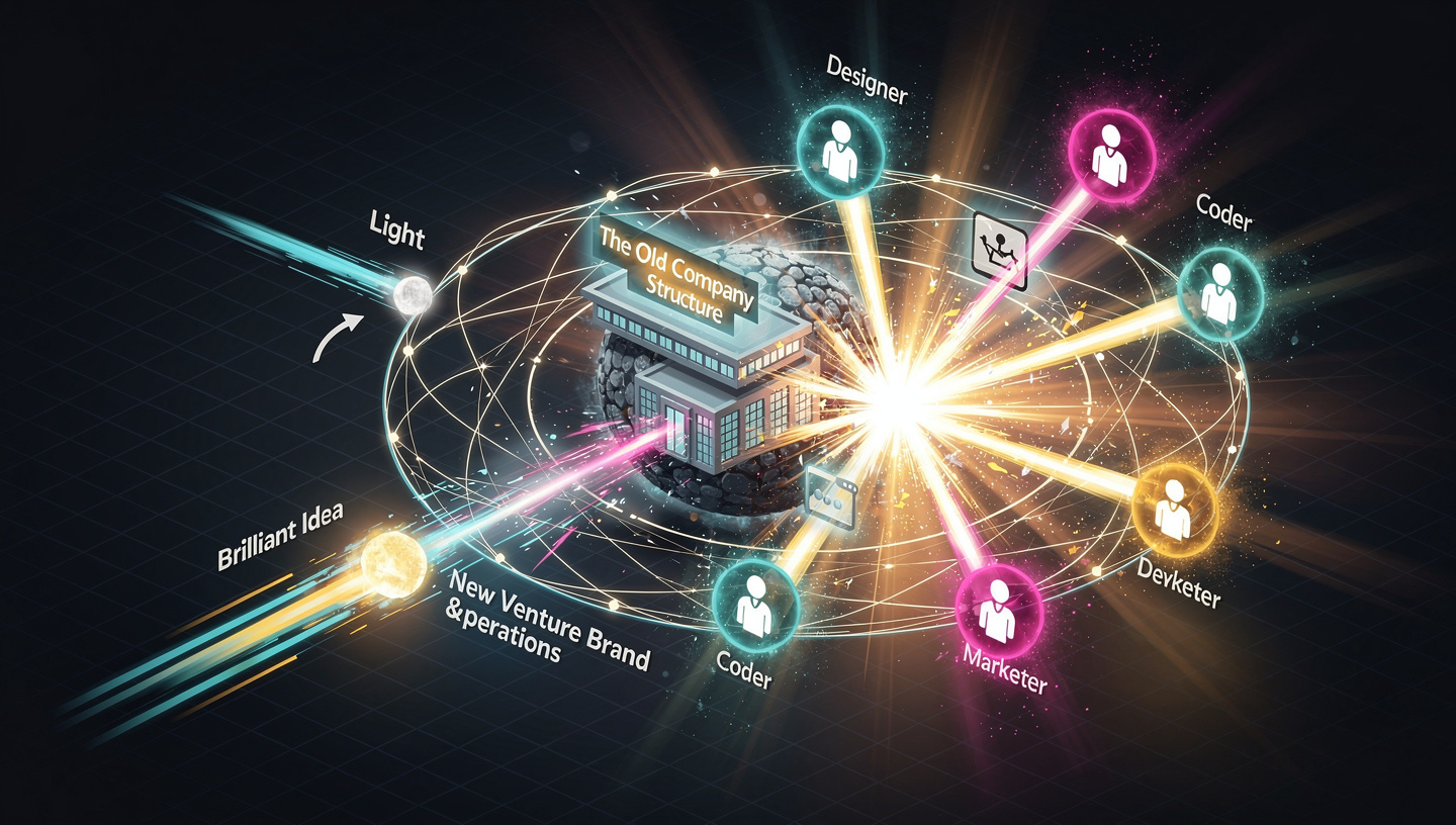 Entrepreneurship in the Age of Fission: Starting a Company Without the Company