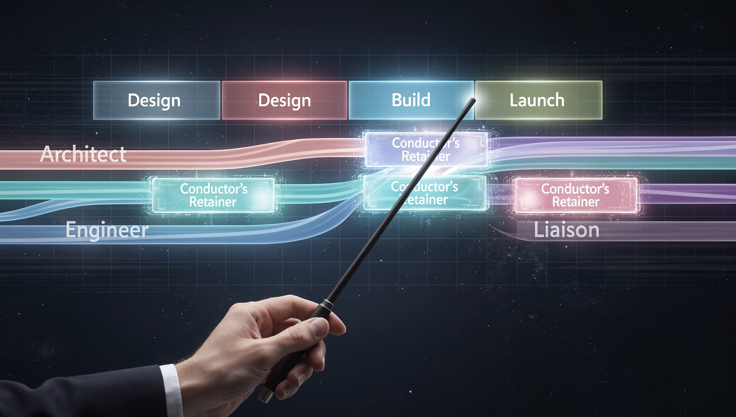 Orchestrating Time: The Conductor's Retainer for Complex, Multi-Phase Ventures