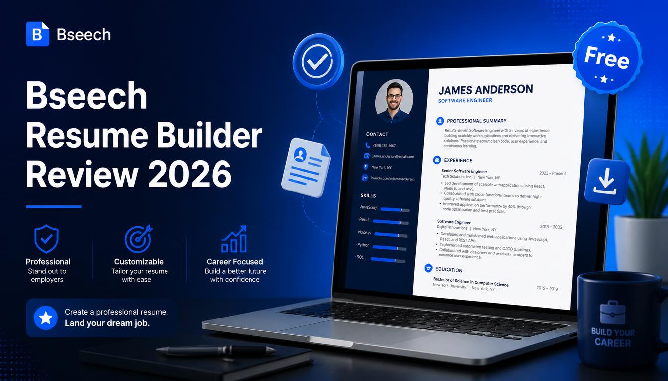 Bseech Resume Builder Review 2026: The Best Tool for Professional CVs?